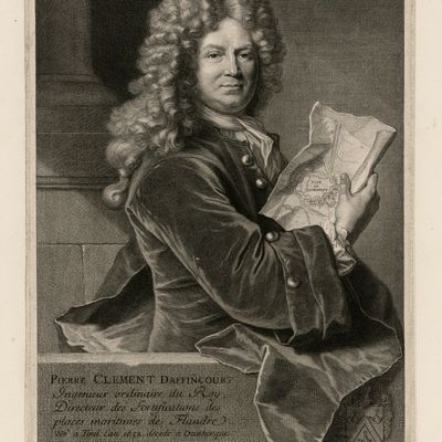 Pierre-Clément d'Affincourt (1652-1704) Ingénieur Ordinaire du Roi, Directeur des fortifications et places maritimes de Flandres
