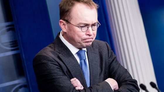 Mick Mulvaney, directeur de la gestion et du budget de la Maison Blanche, le vendredi 19 janvier ©AFP - BRENDAN SMIALOWSKI