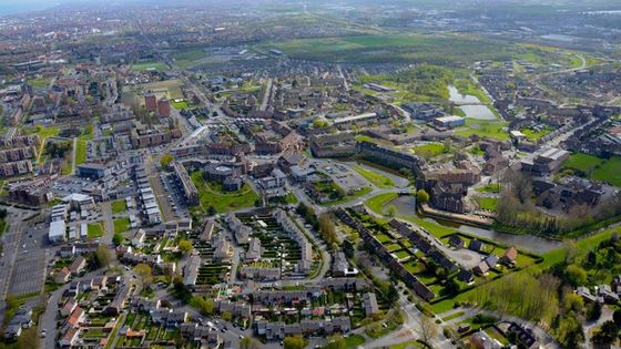 Vue aérienne de Grande-Synthe ©AFP - Ville de Grande-Synthe