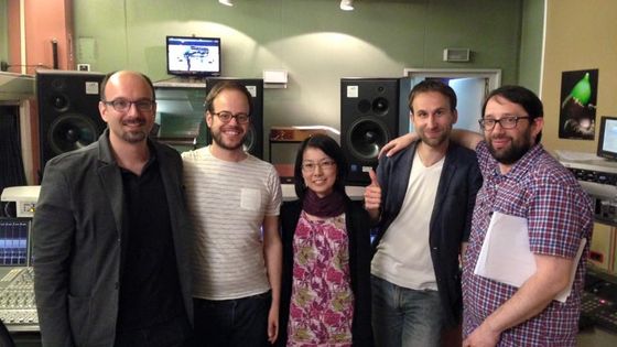 Enregistrement de « Ragtimes » de Fernando Garnero à Radio France pour l'émission Alla Breve avec l'ensemble L'Imaginaire. - Philippe Koerper