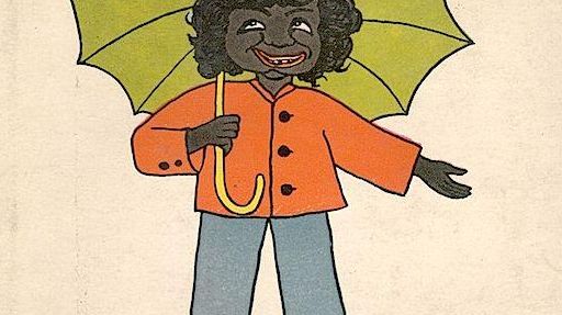 Le dessin d'Helen Bannerman choisi par Frederick a Stokes pour la première version américaine de "Little Black Sambo", en 1900