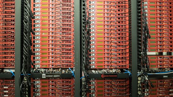 Les Pétabox d'Internet Archives conservées à la Bibliothèque Nationale de France ©Radio France - Laëtitia Druart