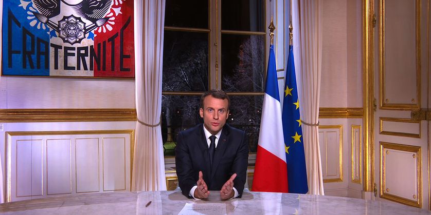 Les premiers voeux du quinquennat d’Emmanuel Macron : "Mais n’oubliez jamais que nous sommes la nation française."