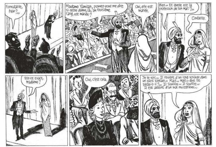 Dans "Variations", Blutch s'inspire librement de Tintin ou encore d'Astérix.