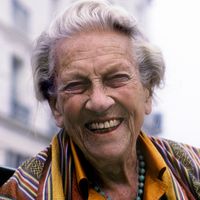 Ella Maillart en Suisse en 1991