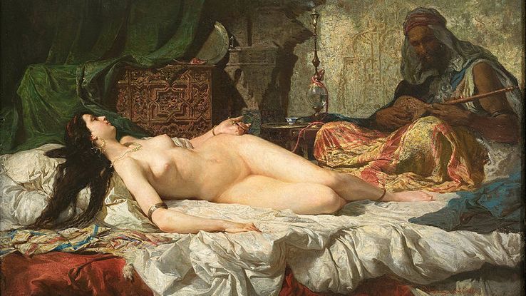 The Odalisque par Marià Fortuny