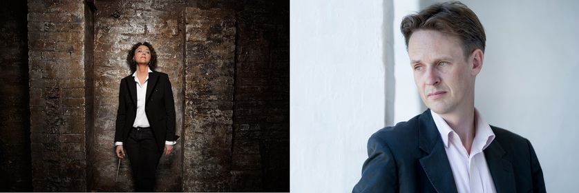 Portraits de Nathalie Stutzmann et Ian Bostridge