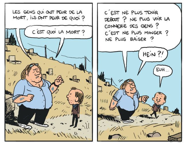 "Gérard, cinq années dans les pattes de Depardieu", de Mathieu Sapin.