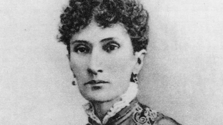 Portrait de Nadejda von Meck (1831 - 1894).