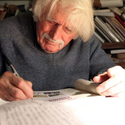 François Cavanna, dans son bureau parisien, en 2010.