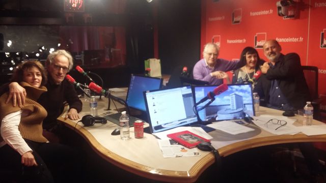Vous les Femmes, de gauche à droite : Stéphanie Bataille, Hervé Pauchon, Albert Algoud, Christine Spengler, Daniel Morin