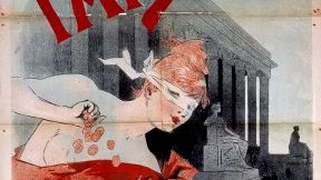 Affiche publicitaire pour "L'Argent" d'Emile Zola (1840-1902) dans "Gil Blas", 1891. Illustration de Jules Cheret (1836-1932) Paris, Arts decoratifs ©AFP - Josse / Leemage