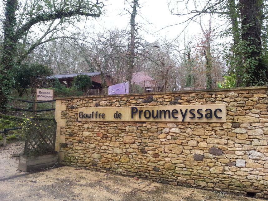 L'entrée Gouffre de Proumeyssac
