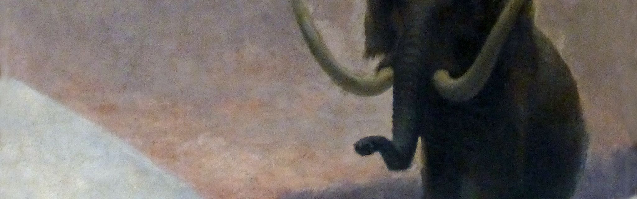 La fuite devant le mammouth (1885)