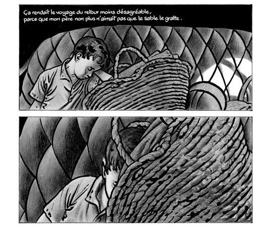 Détail d'une planche de "L'Enfance d'Alan" d'Emmanuel Guibert