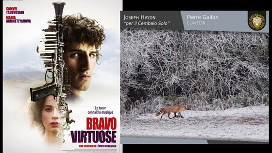 "Bravo, virtuose" réalisé par Levon Minassian, musique co-signée par Michel Petrossian - sortie le 14 février 2018 / Pierre Gallon, Joseph Haydn "per il Cembalo Solo" - paru en janvier 2018