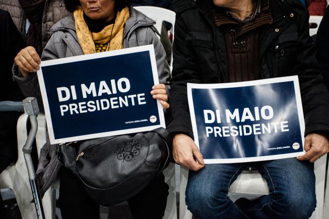 Di Maio, un candidat tout neuf qui propose de balayer la vieille caste...