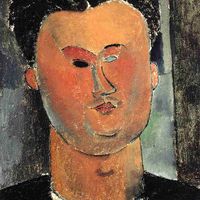 Pierre Reverdy peint par Amedeo Modigliani (1915)