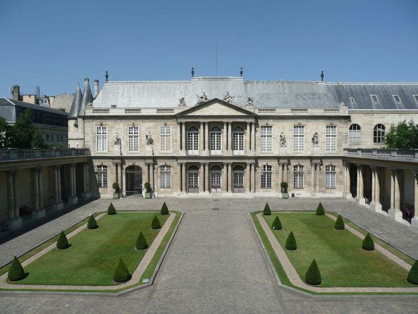 L'Hôtel de Soubise dans lequel se trouve le musée