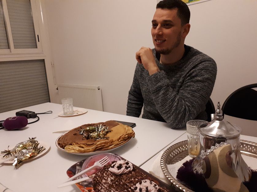 Rhany Slimane, militant France insoumise à La Paillade à Montpellier