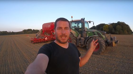 Gilles Van Kempen, céréalier dans le Loiret, a 9000 abonnés à sa chaîne YouTube - @ Capture d'écran chaîne Youtube Gilles VK