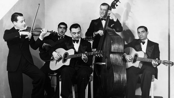 Django Reinhardt et le Quintette du Hot Club de France ©Corbis