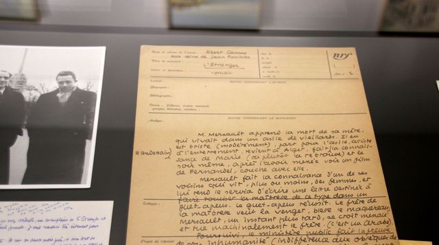 La fiche de lecture de L'Etranger par Jean Paulhan à Gallimard en 1942