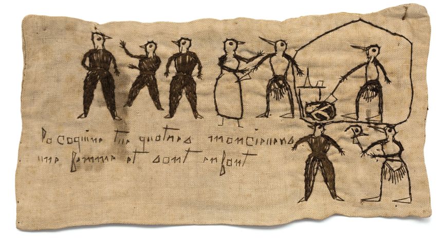 Broderie anonyme, collection abcd / Bruno Decharme