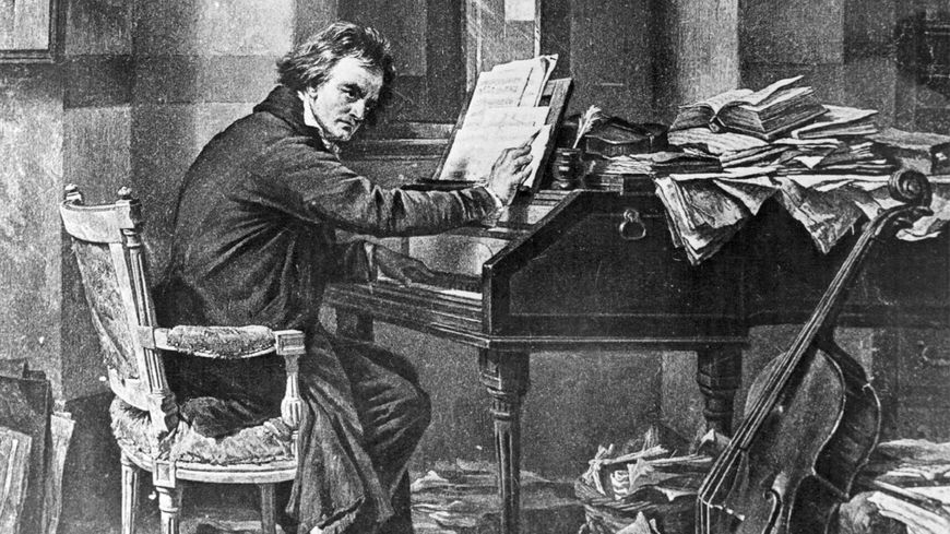 Le compositeur allemand Ludwig van Beethoven