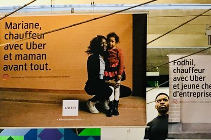 Publicités pour Uber (campagne pub gare Montparnasse) Publicités pour Uber (campagne pub gare Montparnasse)