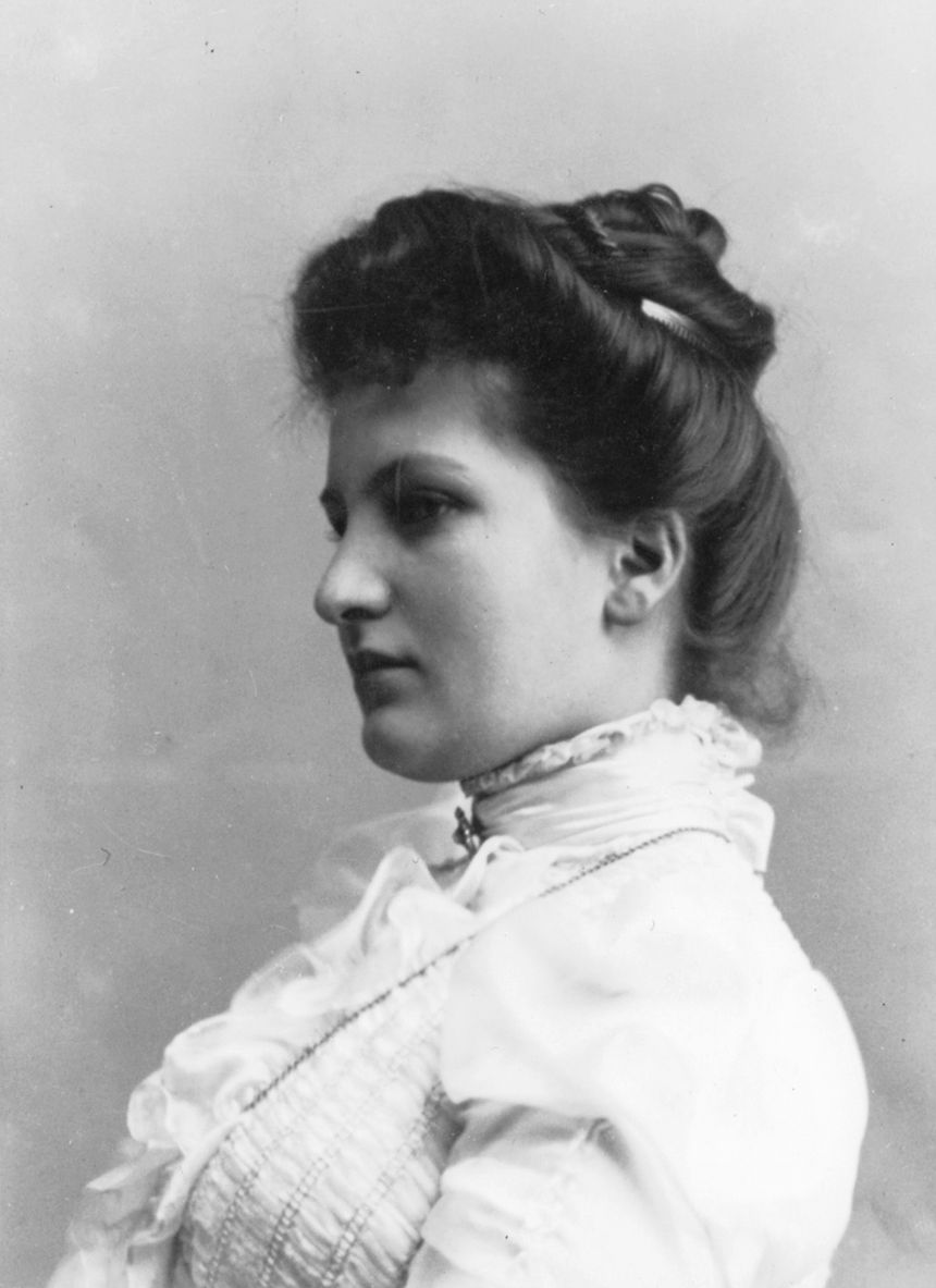 Photo d'Alma Schindler vers 1900.