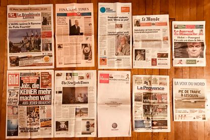 Les unes d'aujourd'hui Les unes d'aujourd'hui