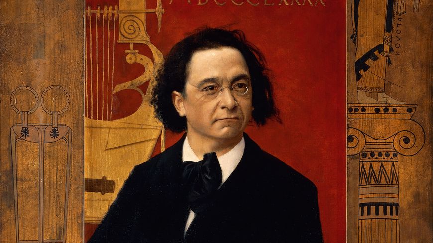 Portrait de Joseph Pembaur, pianiste et compositeur, 1890.