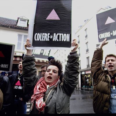 Action de l'association "Act Up", 27 février 1993