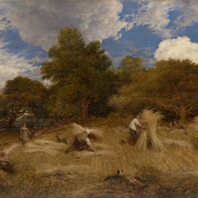 John Linnell, "Wheat", vers 1860, huile sur toile, 94,2 x 104,6 cm, National Gallery of Victoria, Melbourne (Australie)