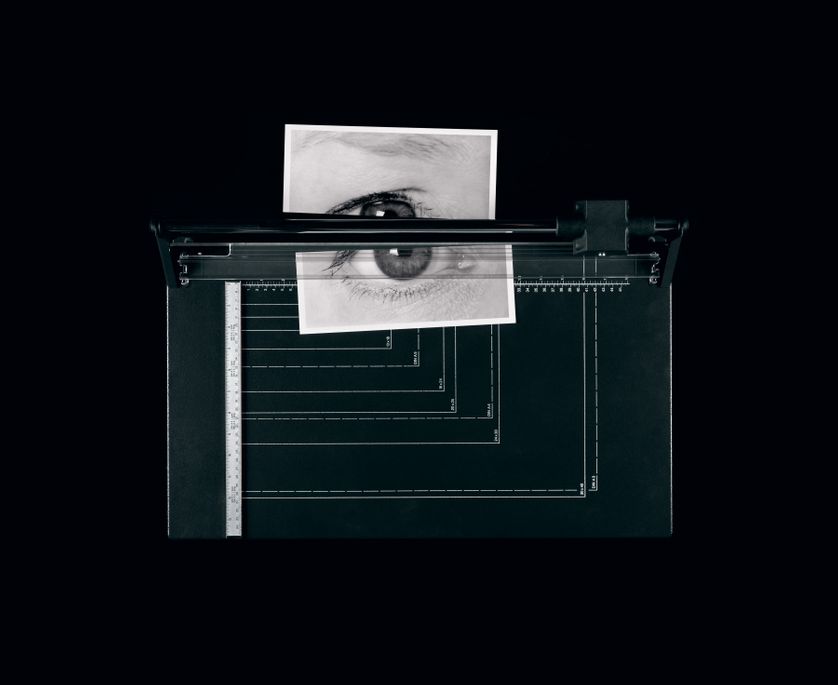 Anne Collier Cut, 2009 C Print 45.7 x 55 inches