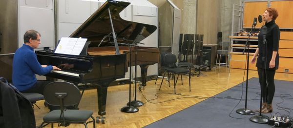 France Musique, studio 107... Jeff Cohen & Isabelle Georges