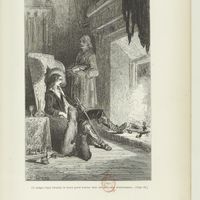 Le baron de Sigognac, Le Capitaine Fracasse, Théophile Gautier (1811-1872), auteur du texte ; Gustave Doré (1832-1883), illustrateur ; Charpentier, éditeur, Paris, 1866.