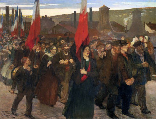 La grève au Creusot 1899