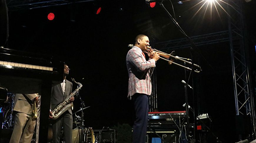 Le groupe Marsalis Sextet, venu de la Nouvelle-Orléans