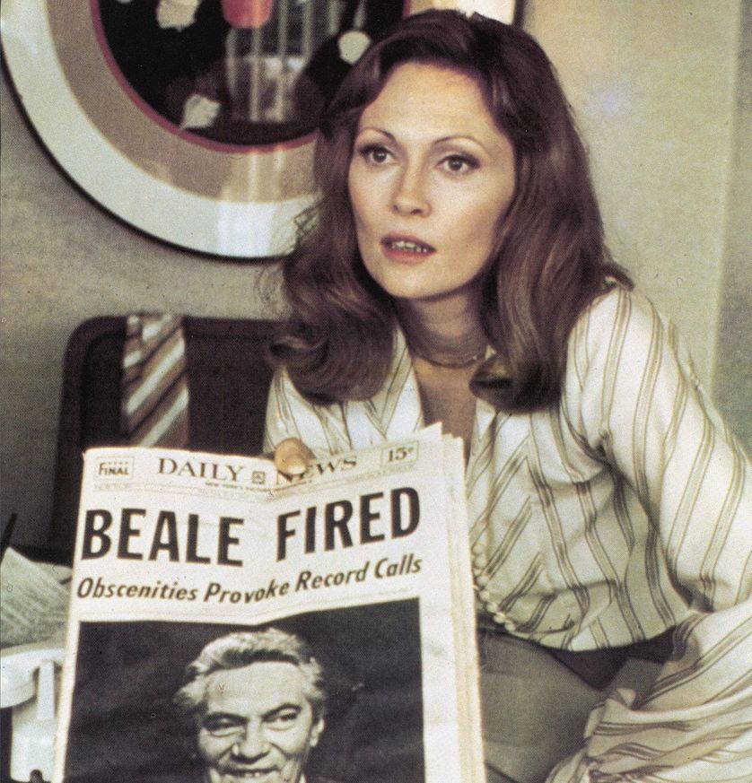 "Network", 1976, réalisé par Sidney Lumet avec Faye Dunaway
