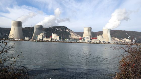 Centrale nucléaire EDF de Cruas-Meysse, où Greenpeace s'est introduit en novembre 2017. ©Maxppp - PHOTOPQR/LE DAUPHINE