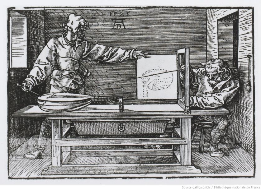 La perspective d'un luth/ Albrecht Dürer