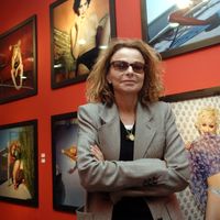 Bettina Rheims en 2005 lors d'une exposition à Duesseldorf.