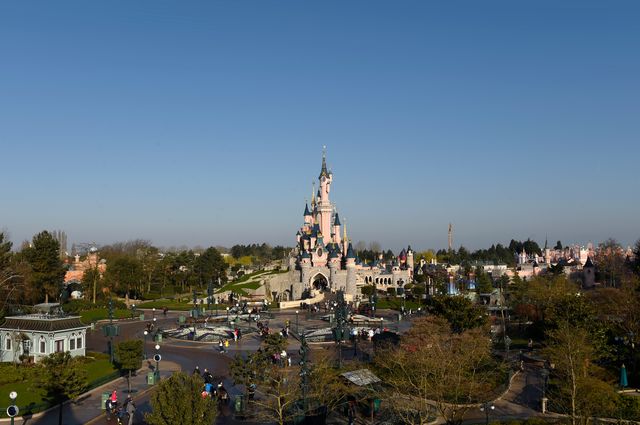 Le château de la Belle au bois dormant à Disneyland (Marne-La-Vallée)
