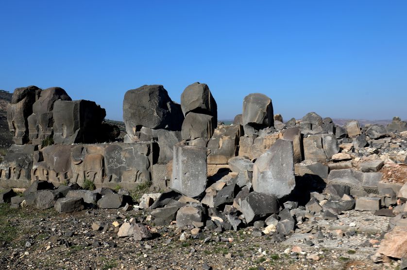 Le temple néo-hittite d'Ain Dara, détruit par l'aviation turque