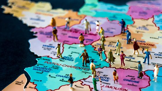 La réforme territoriale de 2015 a modifiée la carte des régions de France ©AFP - PHILIPPE HUGUEN