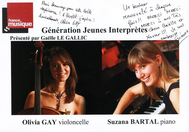 Livre d'or Olivia Gay / Suzana Bartal