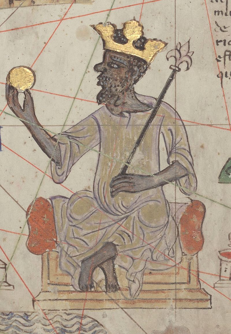 Représentation de Kanga Moussa dans l'Atlas catalan