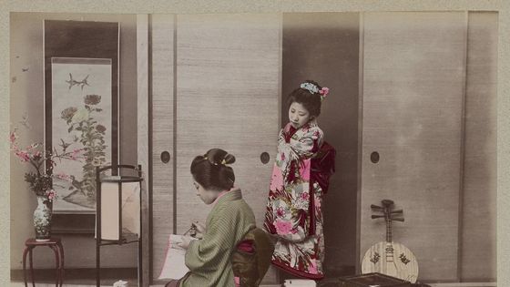 Femme écrivaine, Japon 1880-1910. ©AFP - ©DDF/Leemage